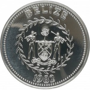 Аверс монеты Белиз, 5 центов, 1982-1983