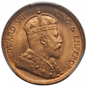 Аверс монеты Белиз, 1 цент, 1904-1909