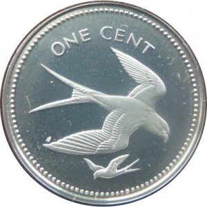 Реверс монеты Белиз, 1 цент, 1974