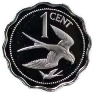 Реверс монеты Белиз, 1 цент, 1975-1981