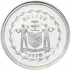 Аверс монеты Белиз, 10 центов, 1975-1981