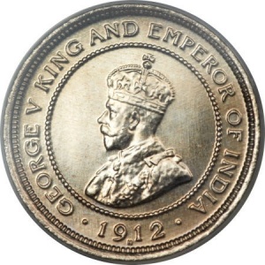 Аверс монеты Белиз, 5 центов, 1911-1936
