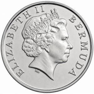 Аверс монеты Бермуды, 10 центов, 1999-2021