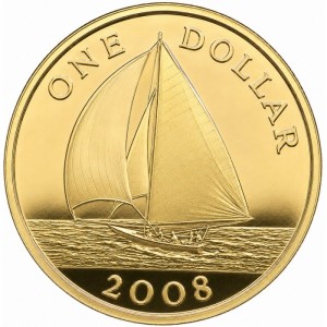 Реверс монеты Бермуды, 1 доллар, 1999-2021
