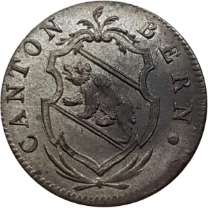 Аверс монеты Берн, 2½ раппена, 1811