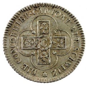 Аверс монеты Берн, 2½ батцена, 1826