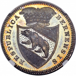 Аверс монеты Берн, 2 франка, 1835