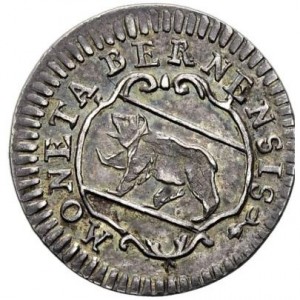 Аверс монеты Берн, ½ крейцера, 1731-1732
