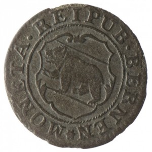 Аверс монеты Берн, 1 крейцер, 1718