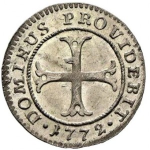 Реверс монеты Берн, 1 крейцер, 1755-1797