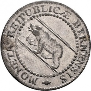Аверс монеты Берн, 2 крейцера, 1770