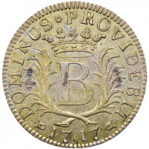 Реверс монеты Берн, 20 крейцеров, 1716-1717