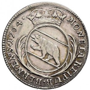Аверс монеты Берн, 20 крейцеров, 1758-1787