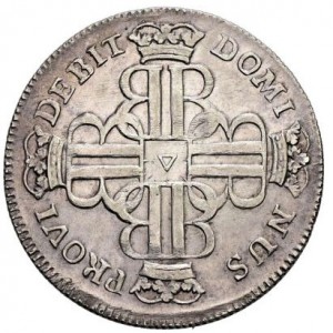 Реверс монеты Берн, 20 крейцеров, 1758-1787
