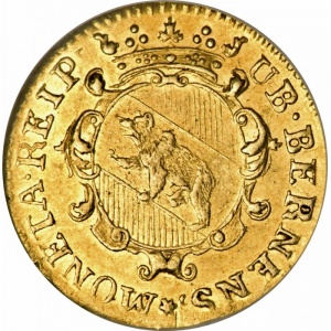Аверс монеты Берн, ½ дуката, 1717