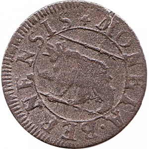 Аверс монеты Берн, ½ крейцера, 1707-1732