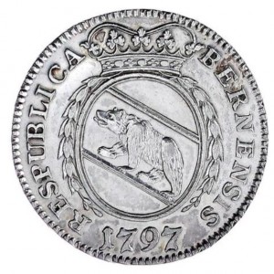 Аверс монеты Берн, 10 крейцеров, 1797