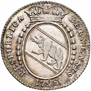 Аверс монеты Берн, 20 крейцеров, 1797-1798