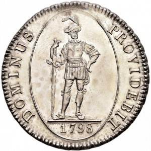 Реверс монеты Берн, 1 талер, 1798