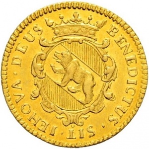 Аверс монеты Берн, ½ дуката, 1714