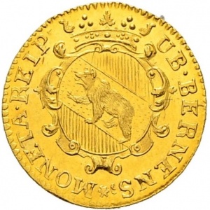 Аверс монеты Берн, ½ дуката, 1719