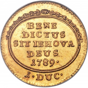 Реверс монеты Берн, 1 дукат, 1789