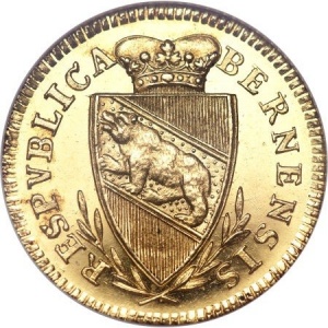 Аверс монеты Берн, 1 дукат, 1794