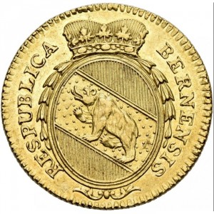 Аверс монеты Берн, 1 дуплон, 1796