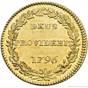 Реверс монеты Берн, 1 дуплон, 1796