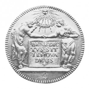 Реверс монеты Берн, 4 дуката, 1750
