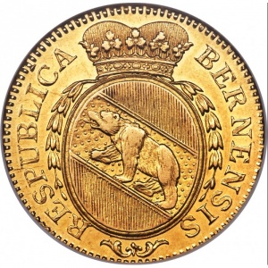 Аверс монеты Берн, 2 дуплона, 1796