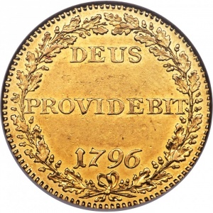 Реверс монеты Берн, 2 дуплона, 1796