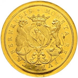 Аверс монеты Берн, 5 дукатов, 1710