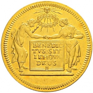 Реверс монеты Берн, 5 дукатов, 1710