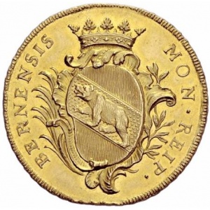 Аверс монеты Берн, 6 дукатов, 1775