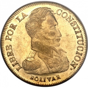 Реверс монеты Боливия, 8 скудо, 1831-1840