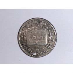 Реверс монеты Боливия, 1 соль, 1843, Пятая конституция Боливии