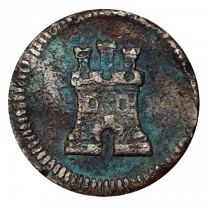 Реверс монеты Боливия, ¼ реала, 1794