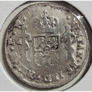 Реверс монеты Боливия, ½ реала, 1789-1791