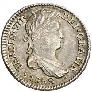 Аверс монеты Боливия, 1 реал, 1813-1825