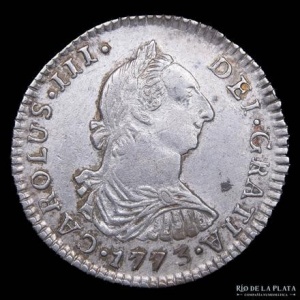 Аверс монеты Боливия, 1 реал, 1773-1785