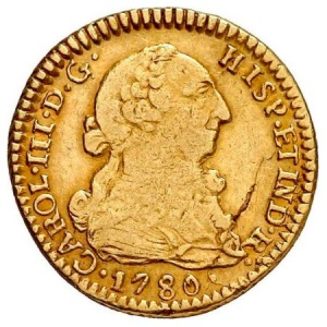 Аверс монеты Боливия, 1 эскудо, 1778-1788
