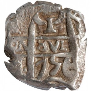 Реверс монеты Боливия, 1 реал, 1747-1760