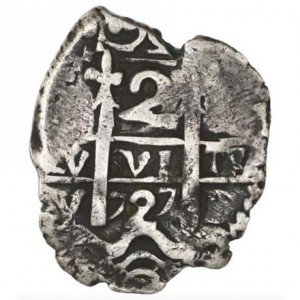 Реверс монеты Боливия, 2 реала, 1725-1727