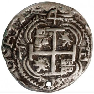 Аверс монеты Боливия, 4 реала, 1728-1747