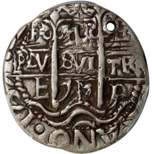 Реверс монеты Боливия, 4 реала, 1728-1747