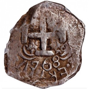 Аверс монеты Боливия, 4 реала, 1760-1773