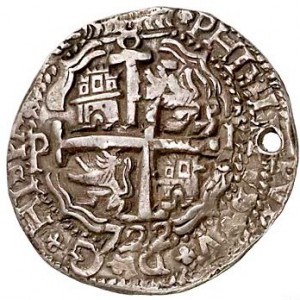 Аверс монеты Боливия, 8 реалов, 1701-1724