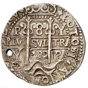 Реверс монеты Боливия, 8 реалов, 1701-1724