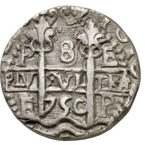 Реверс монеты Боливия, 8 реалов, 1747-1760